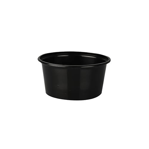 Pojemnik PP (70) na sos 80 ml CZARNY - DIP - 100 szt./opak.