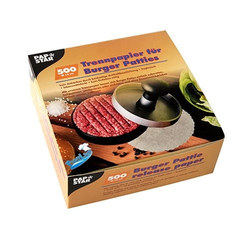 Przekładka papierowa do burgerów średnica 13 cm - 500 szt./opak.