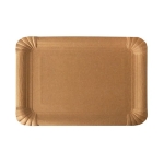 Talerz papierowy eco kraft prostokątny 18 x 26 cm - 250 szt./opak.