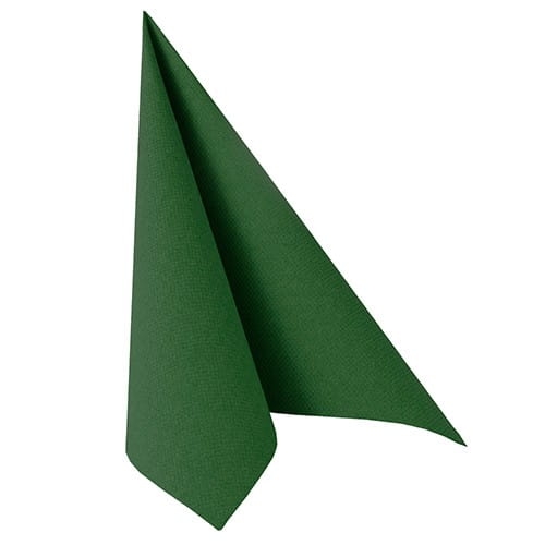 Serwetki Royal Collection 40 x 40 cm składane 1/4 zielony - 50 szt./opak.