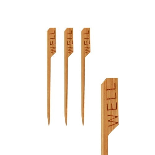 Patyczki do steków, 9 cm, "WELL" - 250 szt./opak