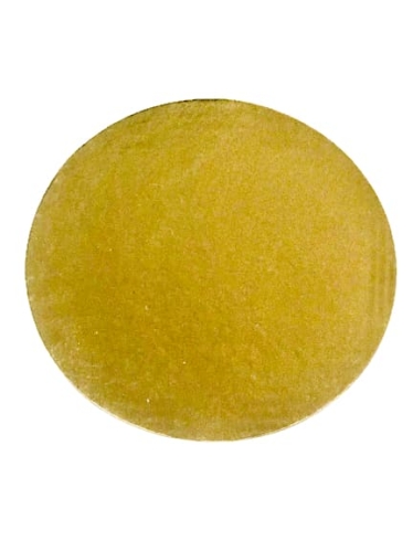 Podkład krążek pod tort złoto czarny 24 cm gruby gładki - 50 szt./opak.