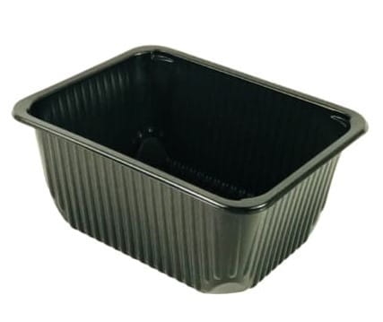 Tacki PP do zgrzewu do zgrzewu czarny - 227 x 178 x 100 mm - 380 szt./karton