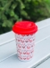 Kubek na kawę wielokrotnego użytku z łusek ryżu 340 ml Red Hearts 3