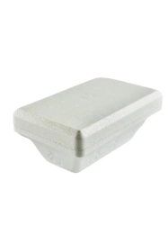 Pojemnik termoizolacyjny na lody Gel 750 ml z pokrywą biały - 50 szt./opak.