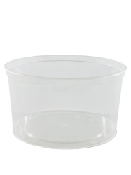 Pojemnik PP okrągły na zupę  - 500 ml transparent - 50 szt./opak.