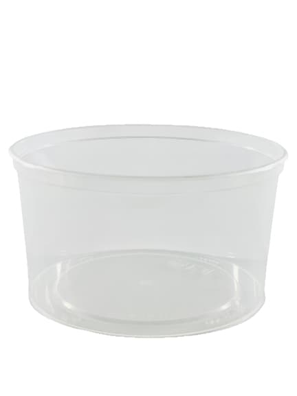 Pojemnik PP okrągły na zupę  - 500 ml transparent - 50 szt./opak.