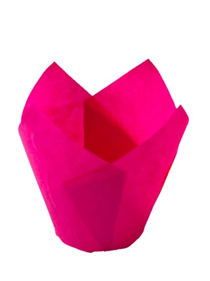 Papilotki tulipany do muffinek fuksja - 200 szt./opak.