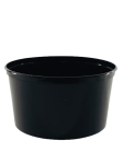 Pojemnik PP okrągły na zupę  - 500 ml czarny - 50 szt./opak.