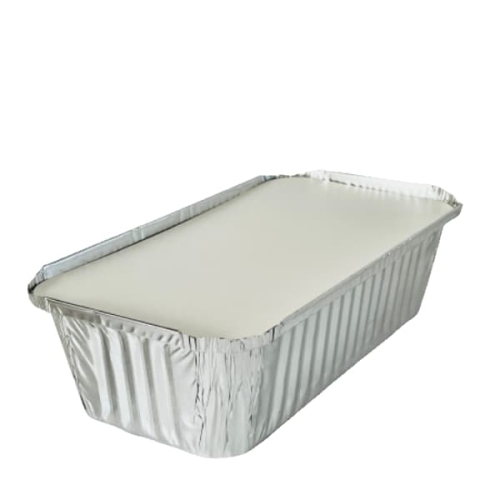 Foremka aluminiowa z wieczkiem 11 x 21,3 x 5,4 cm 1000 ml - 10 szt./opak.