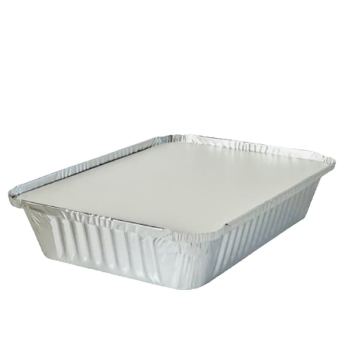 Foremka aluminiowa z wieczkiem 15 x 21,4 x 4 cm 800 ml - 10 szt./opak.