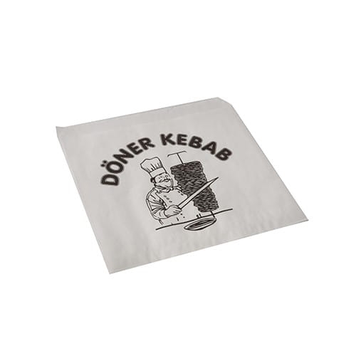 Koperta papierowa kebab 16 x 16 cm - 1000 szt./opak.