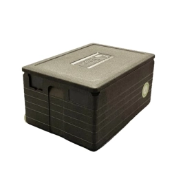 Pojemnik izotermiczny EPP 82 l z pokrywą czarny UNISTAR