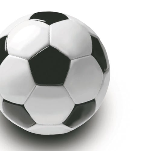 Serwetki, 3-warstwowe składane w 1/4  33 cm x 33 cm "Soccer" - 20 szt./opak