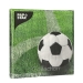 Serwetki, 3-warstwowe składane w 1/4  33 cm x 33 cm "Football" - 20 szt./opak