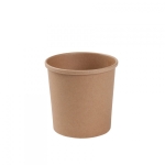 Kubki papierowe na zupę 470 ml kraft średnica 98 mm - 25 szt./opak.