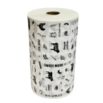 Papier pakowy powlekany PE nadruk Mięso szerokość 35 cm - 10 kg/rolka