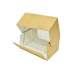 Pudełko cukiernicze z okienkiem klejone kraft 16,5 x 11 x 8 cm - 50 szt./opak. 2
