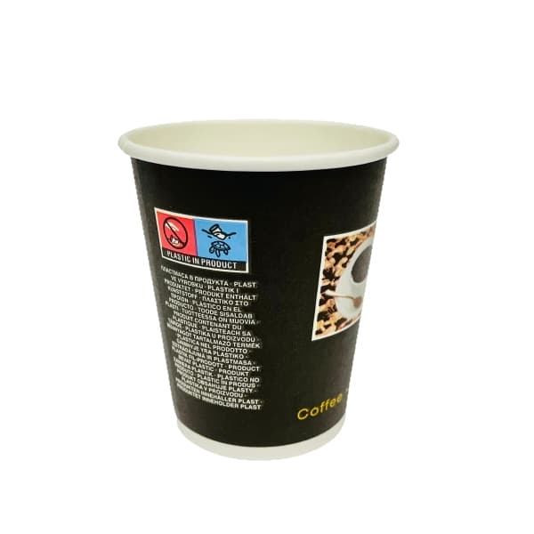 Kubki papierowe na kawę 240 ml 80 mm  - 50 szt./opak. 2