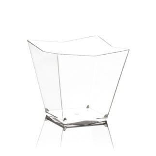 FINGERFOOD Kubek PS 200 ml, Diamond 7,2  x 7,2 cm - 50 szt./opak.