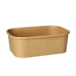 Pojemnik papierowy 750 ml 12,3 x 17,3 x 5,7 cm kraft - 25 szt./opak.