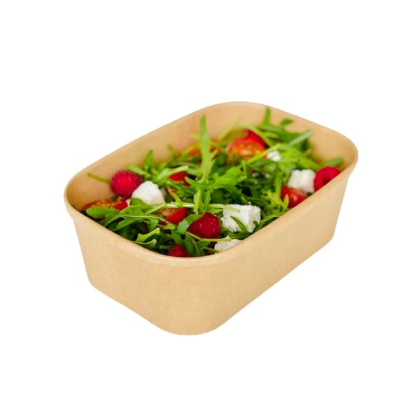 Pojemnik papierowy 750 ml 12,3 x 17,3 x 5,7 cm kraft - 25 szt./opak. 2