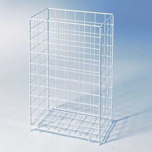Kosz druciany biały 41 x 25,5 x 63 cm - 1 szt.opak.