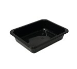 Tacki PP do zgrzewu 1 komorowy CZARNY - 227 x 178 x 50 mm - 50 szt./opak.