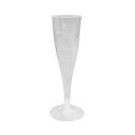 Kieliszek plastikowy do szampana 100 ml krystaliczny - 500 szt./opak.