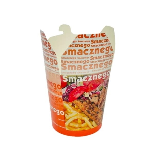 Pojemnik kebab pasta box 1000 ml Smacznego - 50 szt./opak.