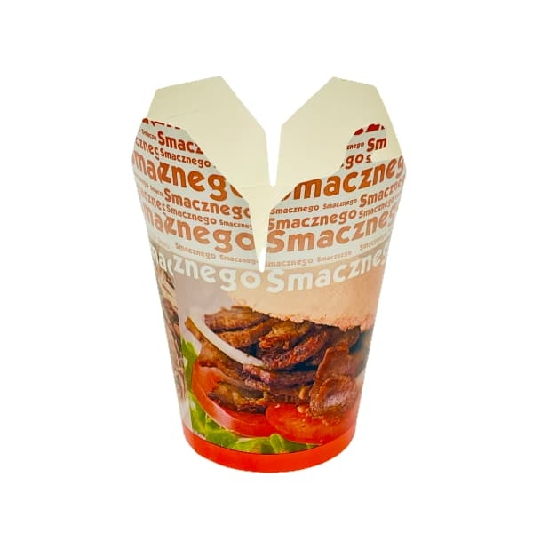 Pojemnik kebab pasta box 1000 ml Smacznego - 50 szt./opak. 2