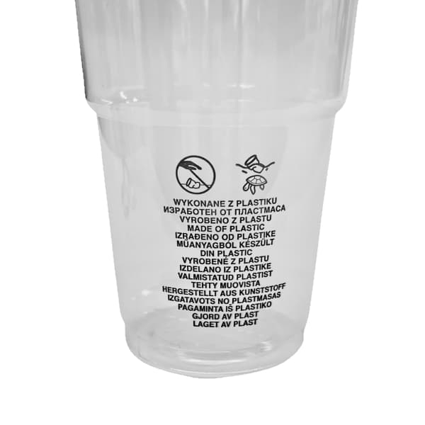 Kubek plastikowy do napojów 250 ml PET (78)  - 50 szt./opak. 2