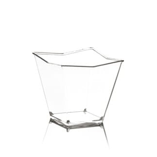 FINGERFOOD Kubek PS 120 ml, Diamond 6,3  x 6,3 cm - 50 szt./opak.