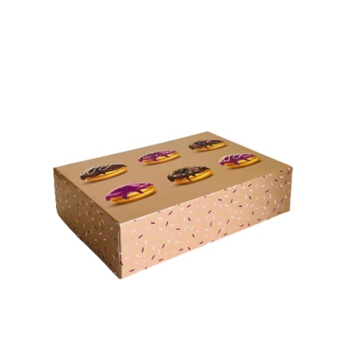 Pudełko cukiernicze Pączki 31 x 22 x 8 cm - 15 szt./opak.