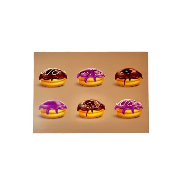 Pudełko cukiernicze Pączki 31 x 22 x 8 cm - 15 szt./opak. 3
