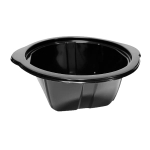 Pojemnik na zupę z uchwytami - 500 ml - czarny - 50 szt./opak.