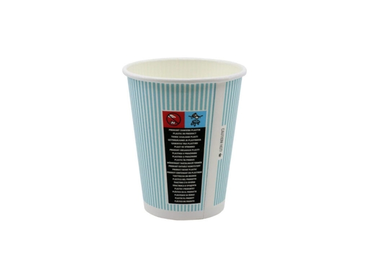 Kubki papierowe na kawę 300 ml mix pastele 90 mm - 50 szt./opak. 2