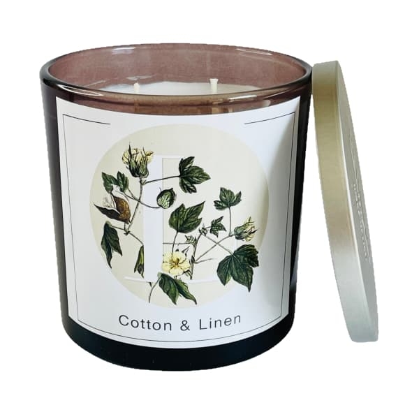 Świeca zapachowa 350g COTTON & LINEN - BAWEŁNA I LEN 4