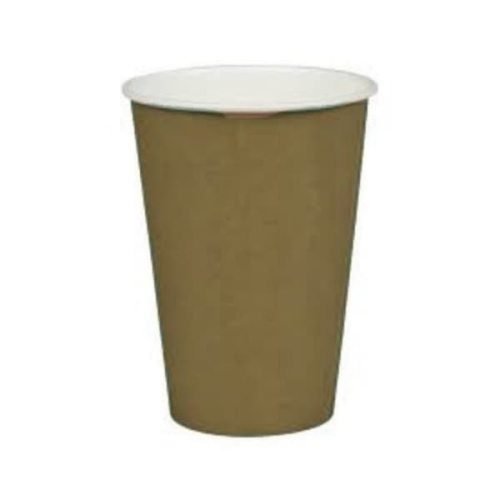 Kubki papierowe vendingowy brąz/biały 200 ml (70) - 100 szt/opak.