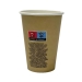 Kubki papierowe vendingowy brąz/biały 200 ml (70) - 100 szt/opak. 2
