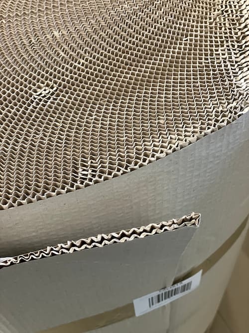 Tektura falista szara szer. 80 cm /100 mb 2