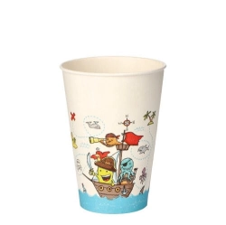 Kubki papierowe do napojów 200 ml Pirate Crew - 10 szt./opak