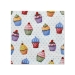 Serwetki 3-warstwowe składane 1/4 25 x 25 cm Cupcakes - 20 szt./opak