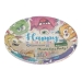 Talerz papierowy 23 cm Funny Monsters - 10 szt./opak 2