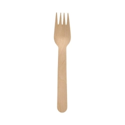 Widelce drewniany 16 cm woskowany - 100 szt./opak
