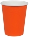 Kubki papierowe na kawę 240 ml pomarańczowy 80 mm - 50 szt./opak