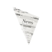 Koperta rożek na frytki 250 g tłuszczoodporny Newsprint - 300 szt./opak.