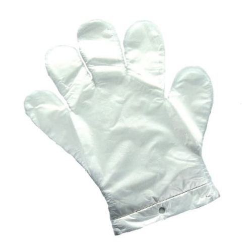 Rękawice foliowe jednorazowe HDPE rozmiar L - 100 szt./opak.