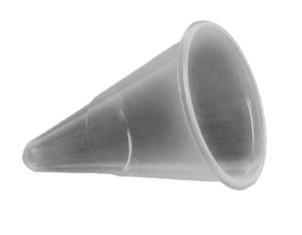 Kubki rożki PP 115 ml przeźroczyste - 100 szt./opak