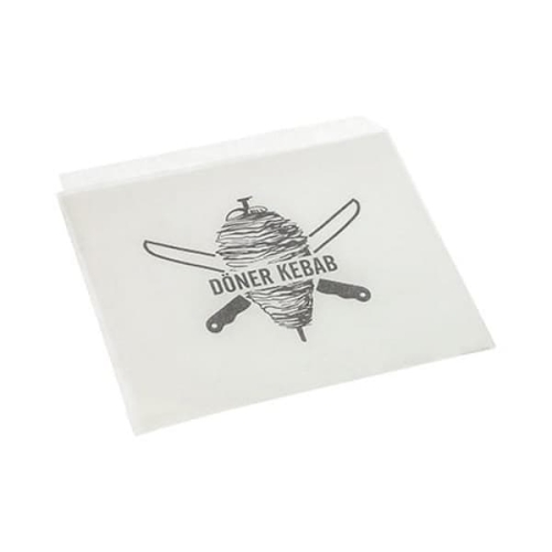 Koperta papierowa kebab 16 x 16 cm - 1000 szt./opak.